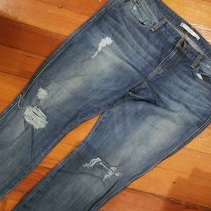 Joe's Jeans Jeans - Joe's Jeans Ripped Knees Medium Wash Skinny, Sz 33 Joe's Jeans Jeans - Joe's Jeans Ripped Knees Medium Wash Skinny, Sz 33